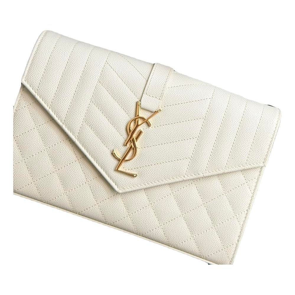 Envelope leather crossbody bag