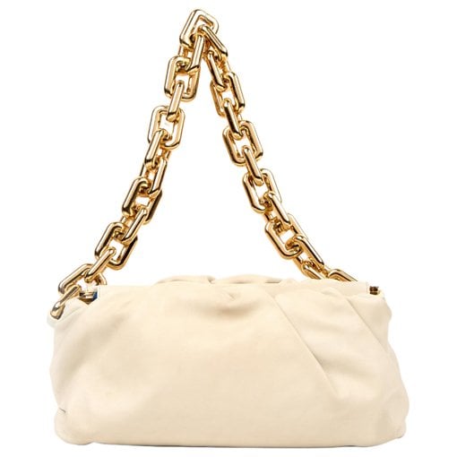 Chain Pouch leather handbag