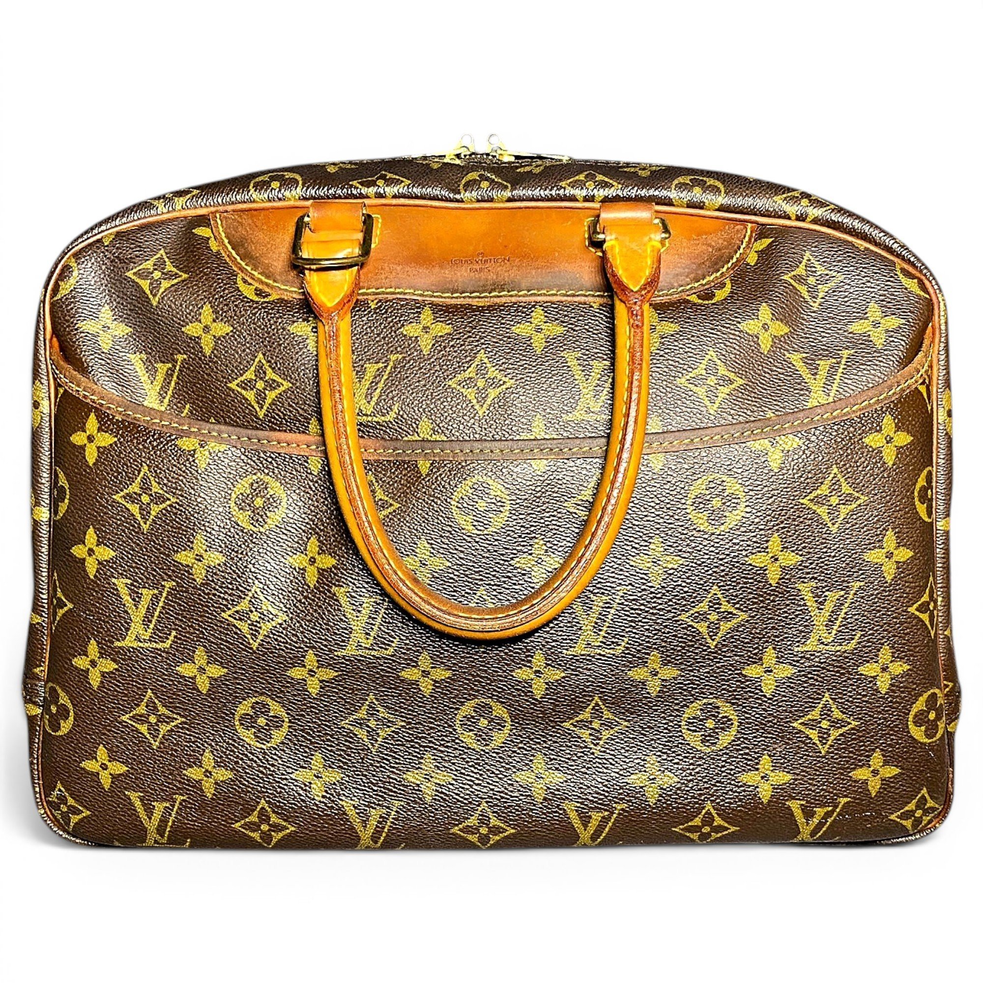 Louis Vuitton Deauville leather handbag