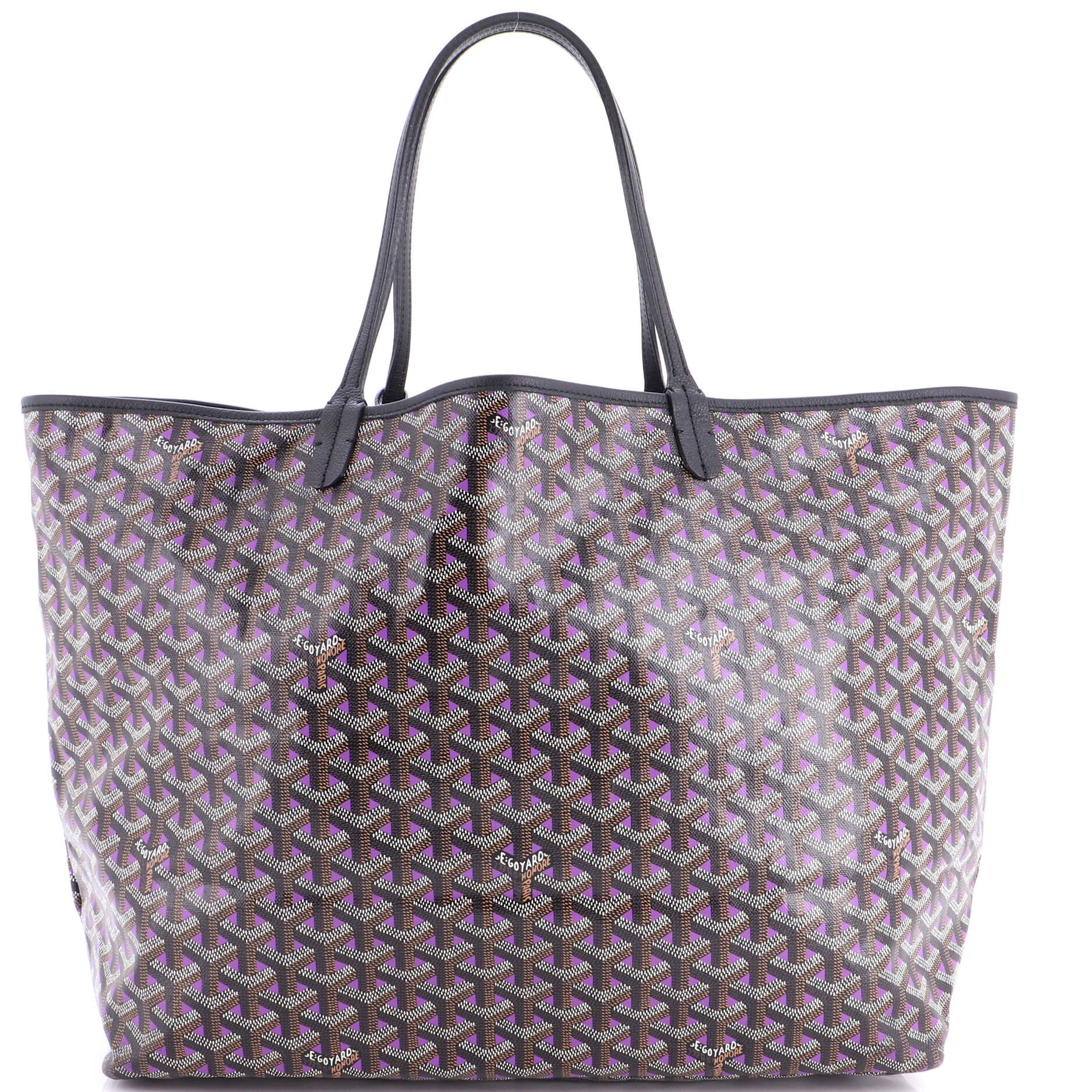 Goyard Saint Louis Tote Claire Voie Coated Canvas GM