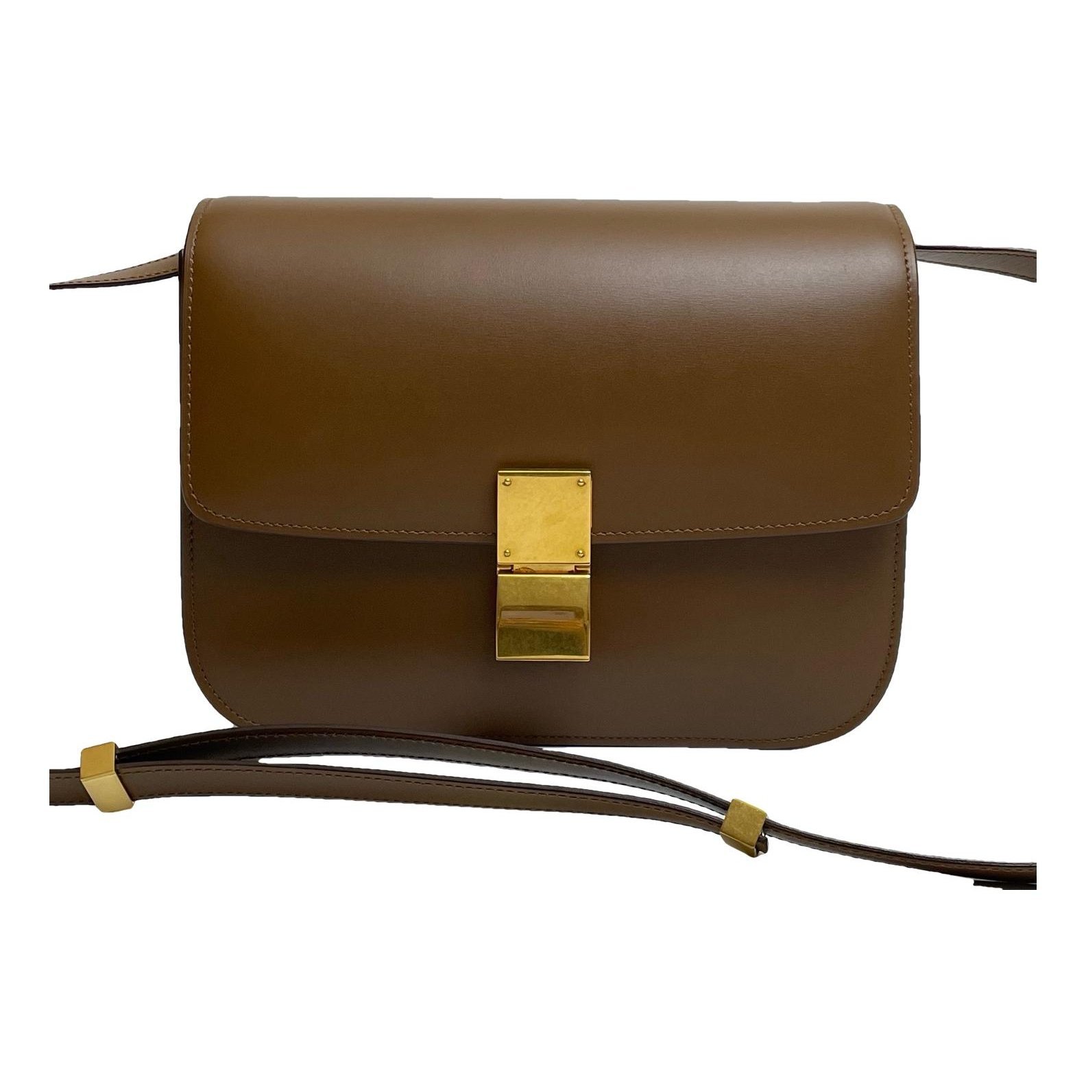 Classic leather crossbody bag