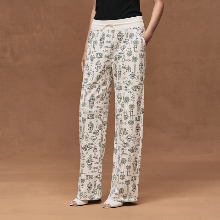 Blanc Cassé "Ferronnerie Remix" Wide Pants
