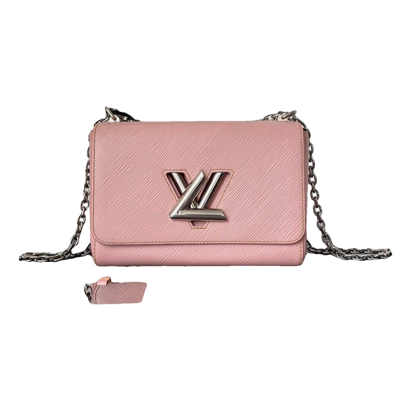 Twist leather handbag