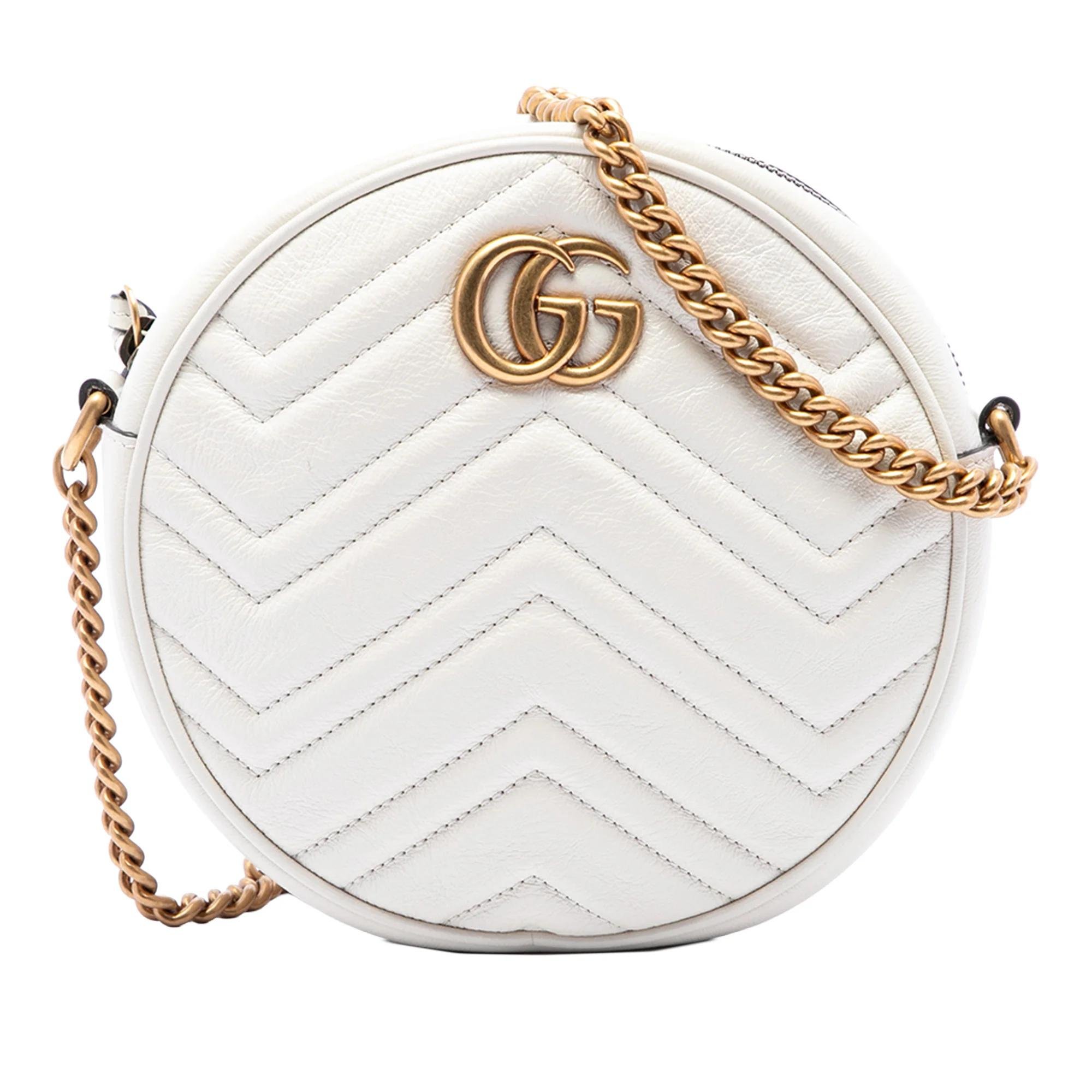 GG Marmont pony-style calfskin handbag