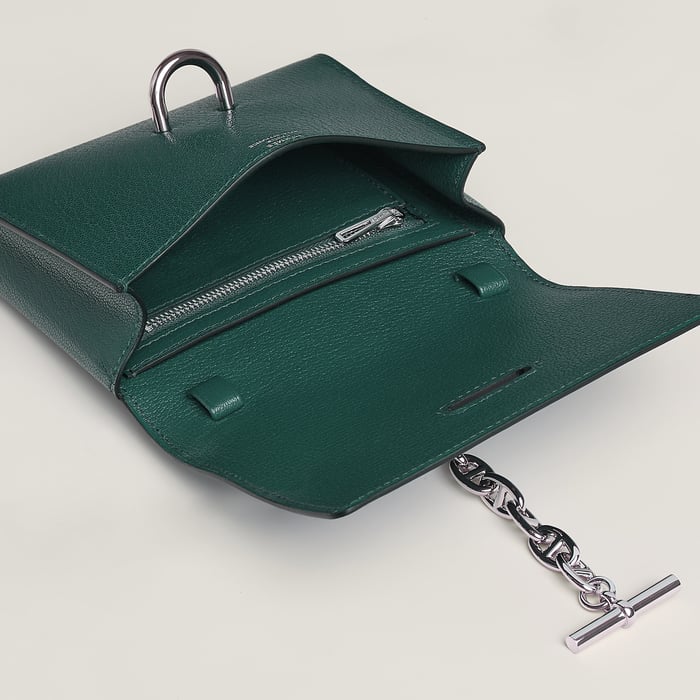 Vert Cyprès Chaine d'Ancre to Go Wallet