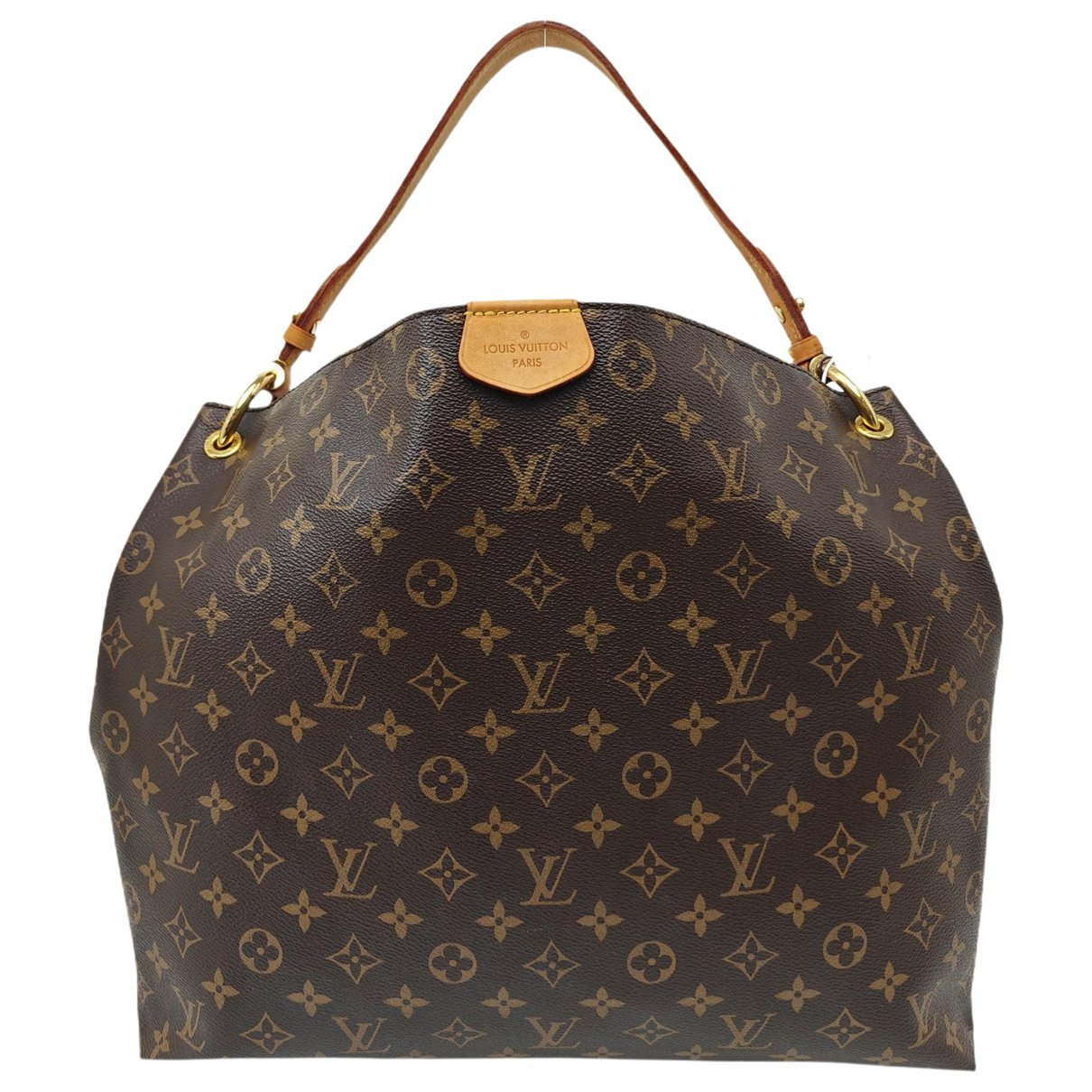Graceful leather handbag