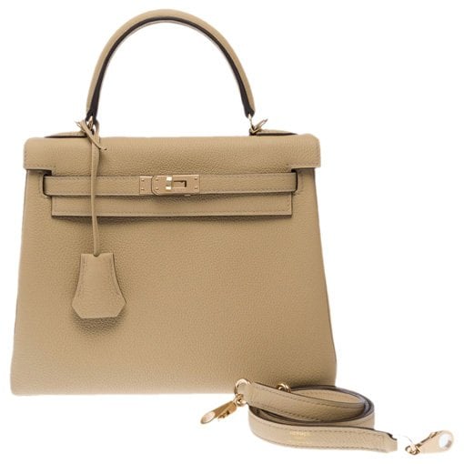 Hermes Kelly 25 Handbag Togo Leather 2025