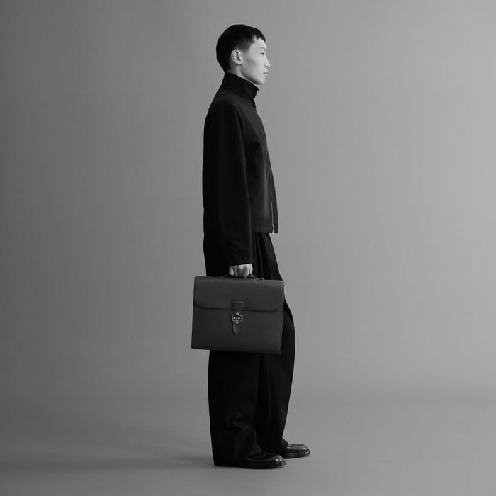 Vert Loden Sac a Depeches Light 1-37 Briefcase