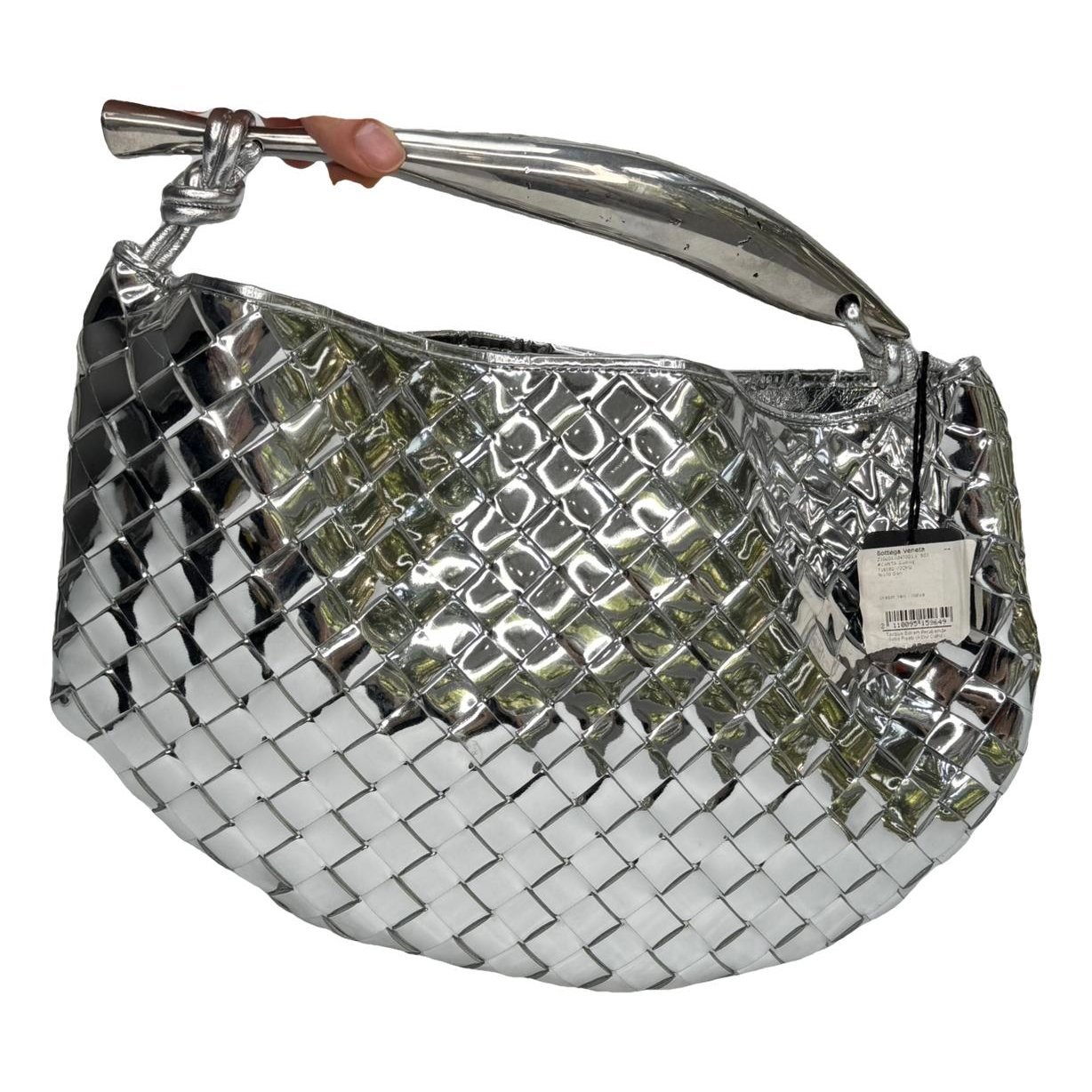 Sardine patent leather handbag