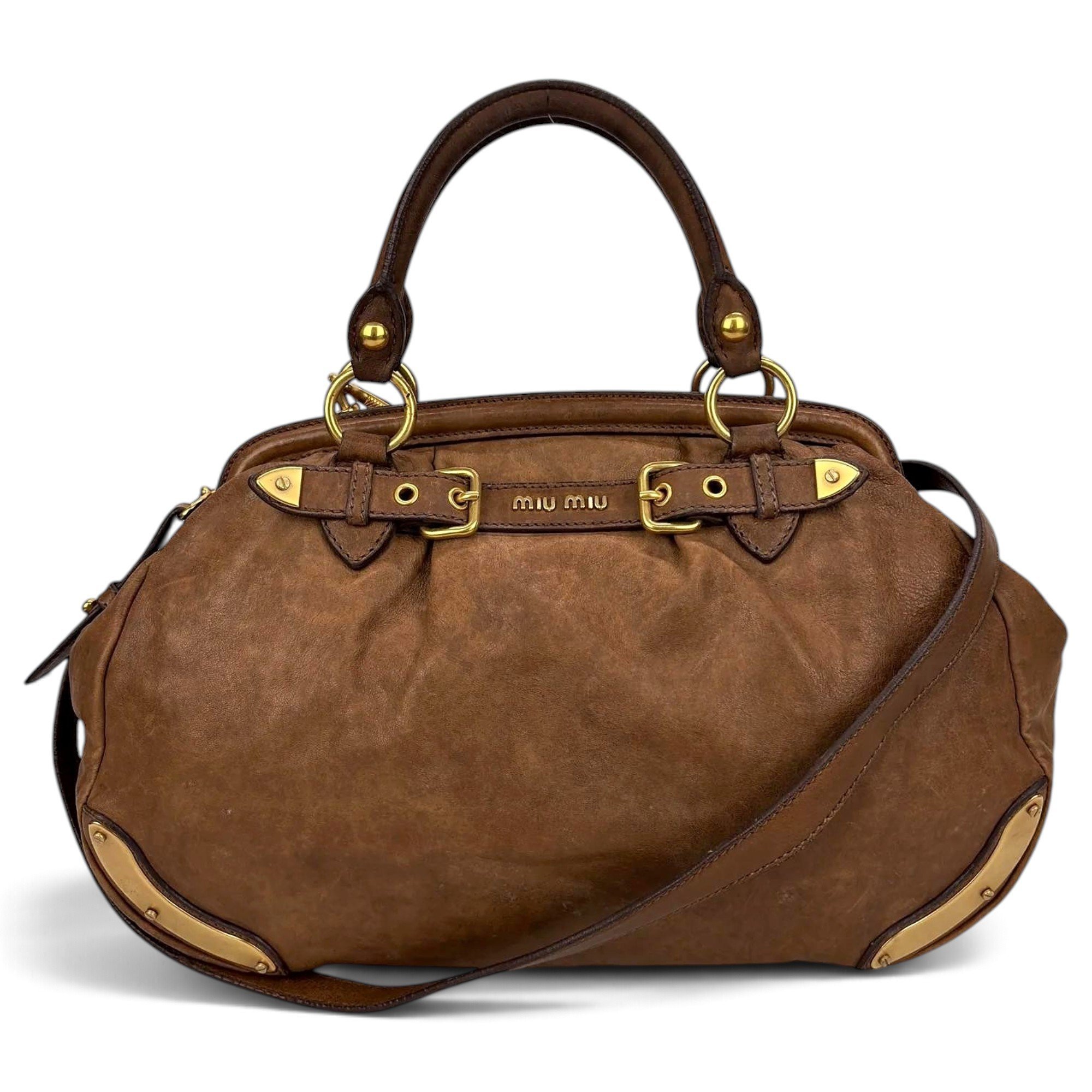Vitello leather bowling bag