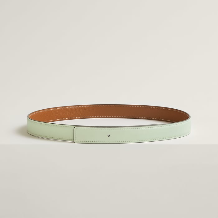 Reversible leather strap 24 mm