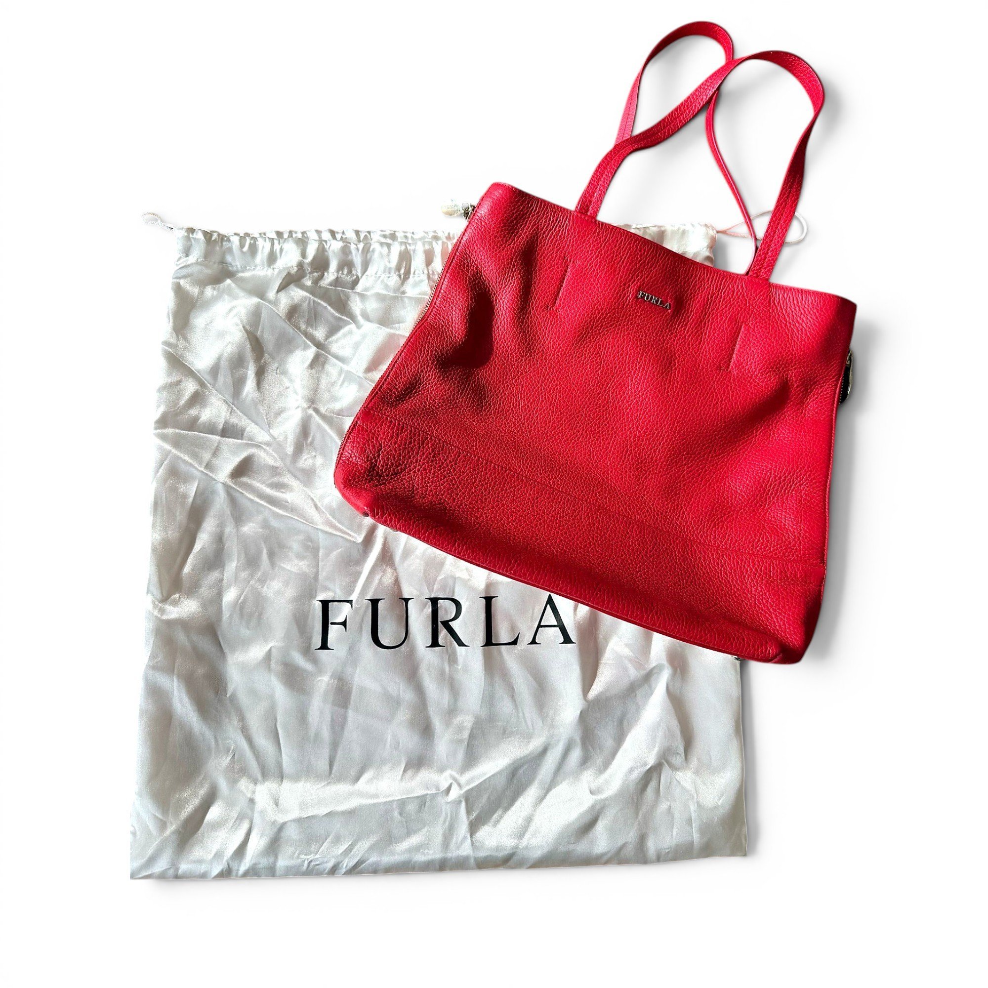 Leather tote
