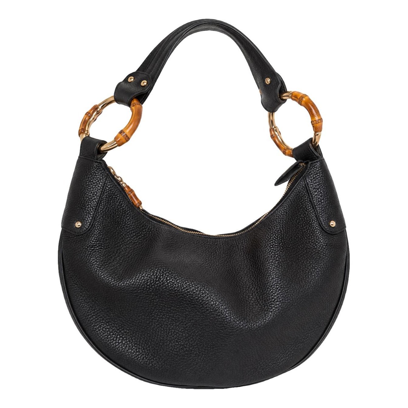 Bamboo Ring leather handbag