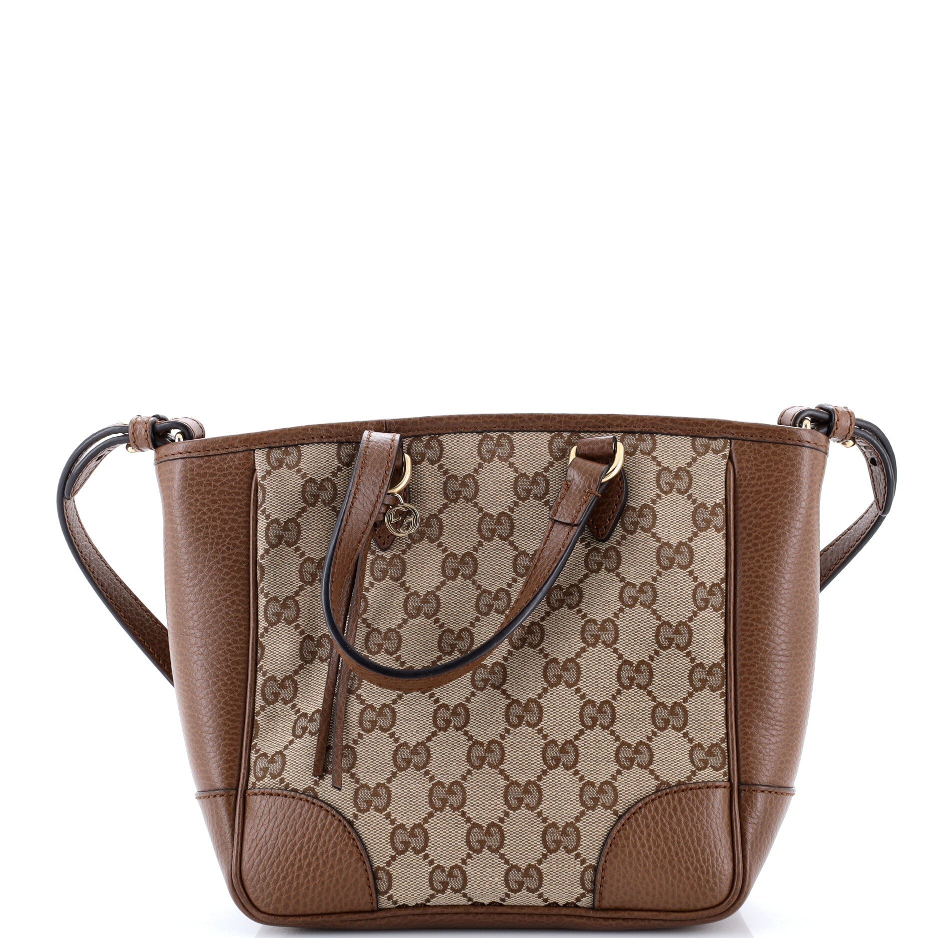 Bree Convertible Tote GG Canvas with Leather Small