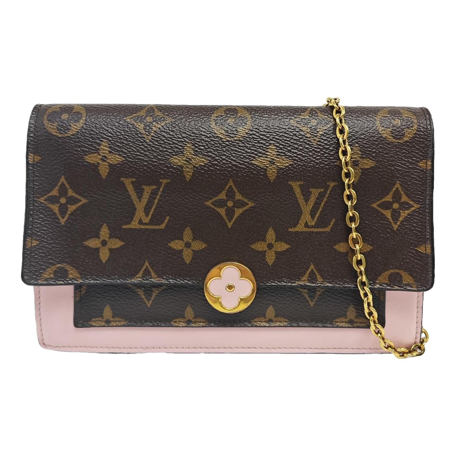 Chaîne Flore leather handbag