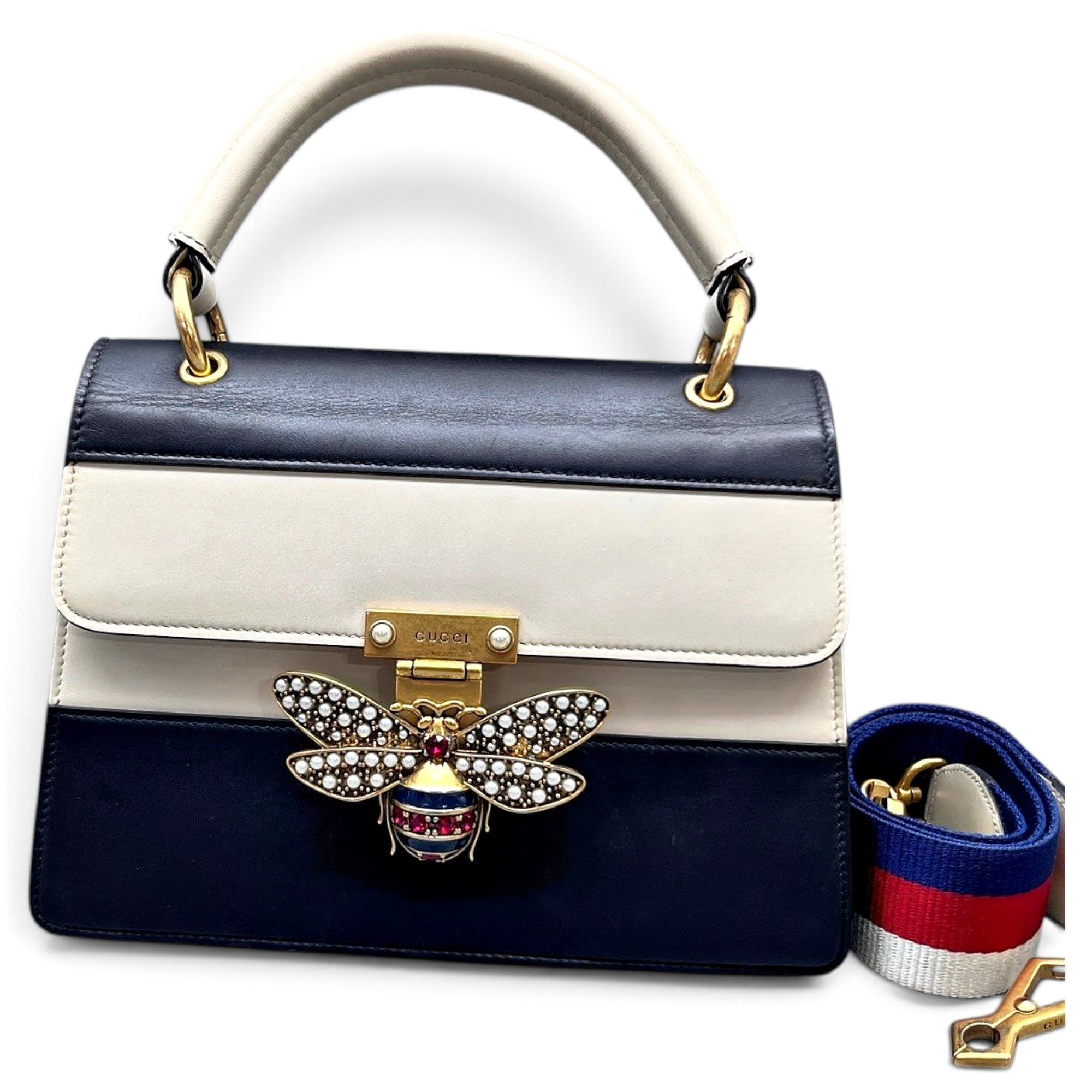 Queen Margaret leather handbag