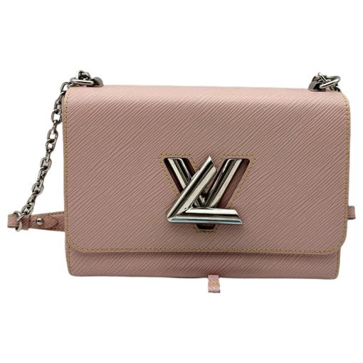 Twist leather handbag