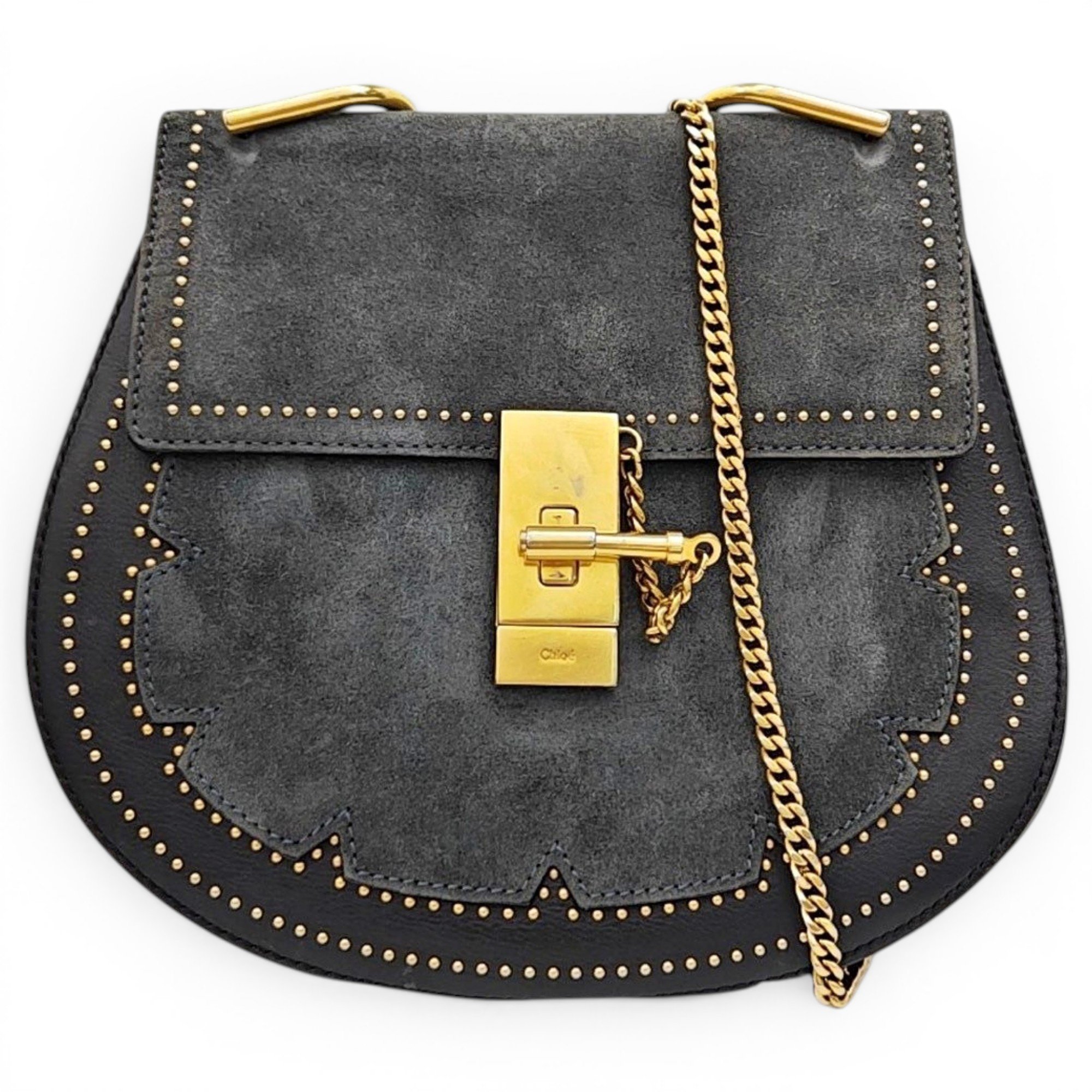 Drew velvet crossbody bag