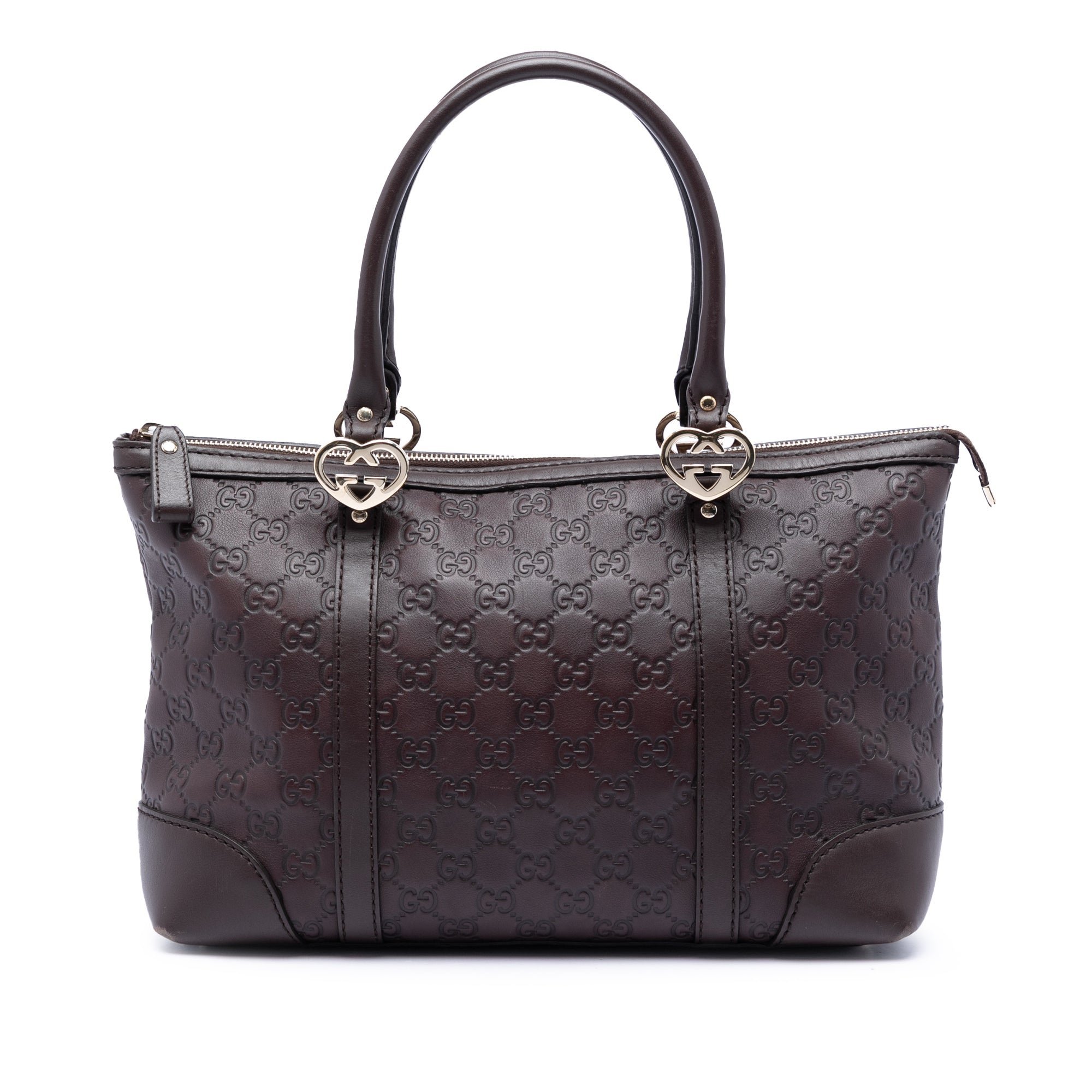 Leather tote