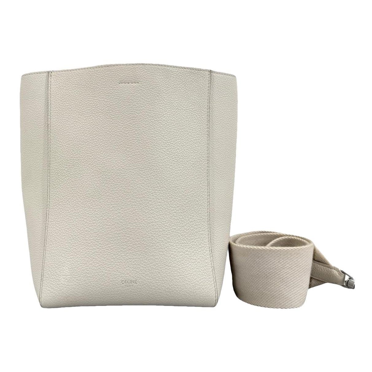 Celine Seau Sangle leather handbag