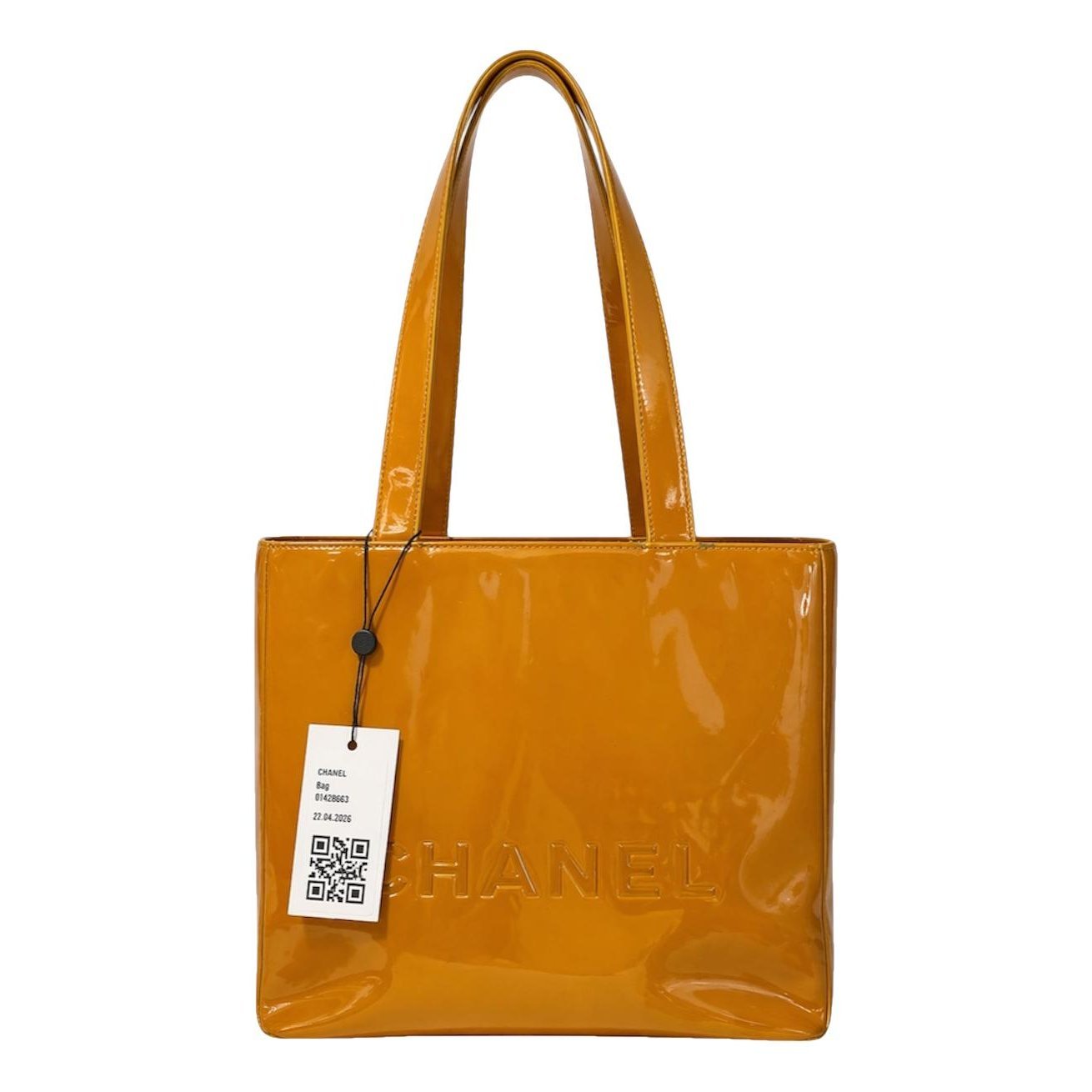 Cambon patent leather handbag