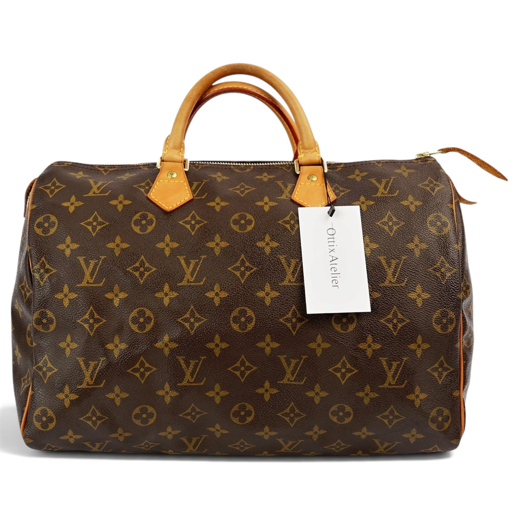 Speedy leather handbag