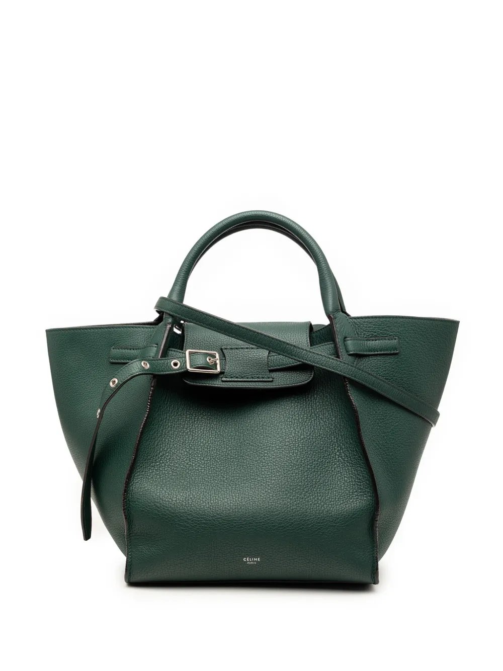 2018 Small Grained Calfskin Big Bag satchel