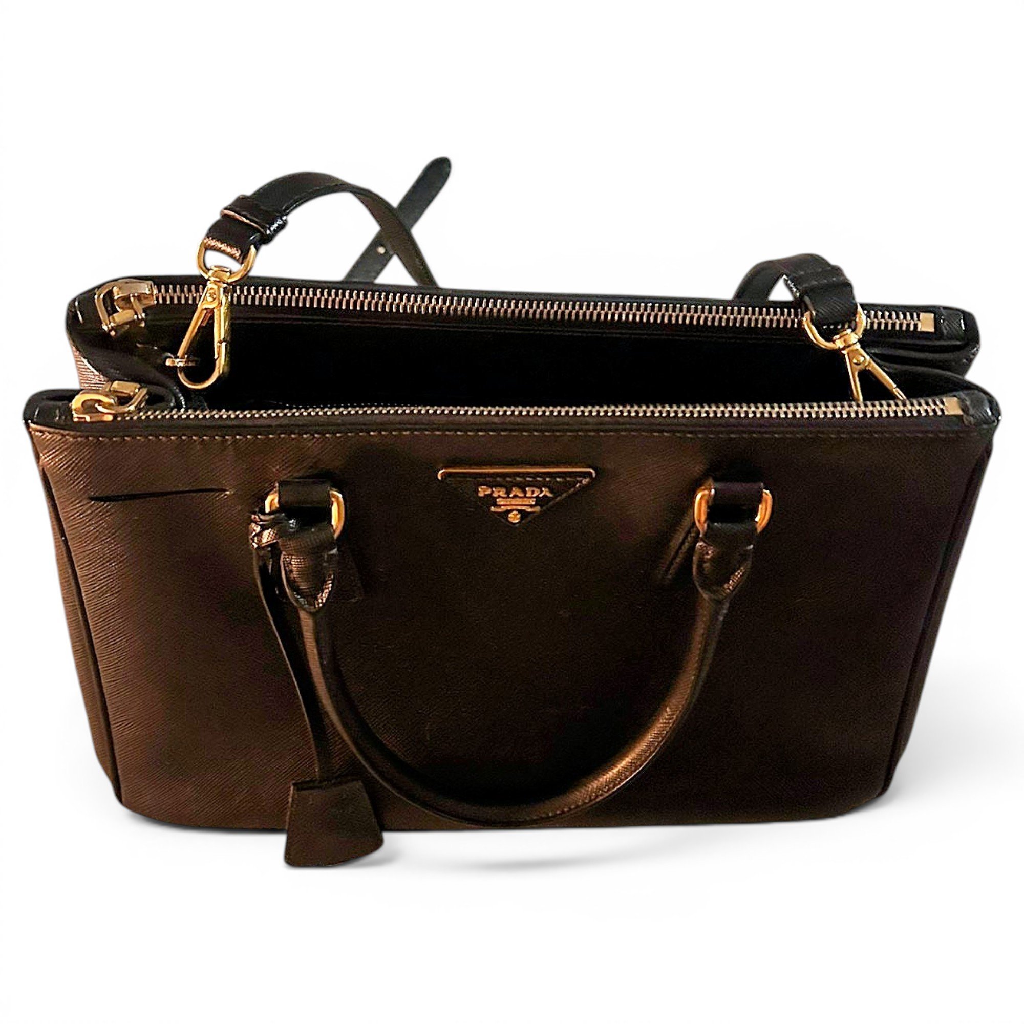 Galleria leather handbag