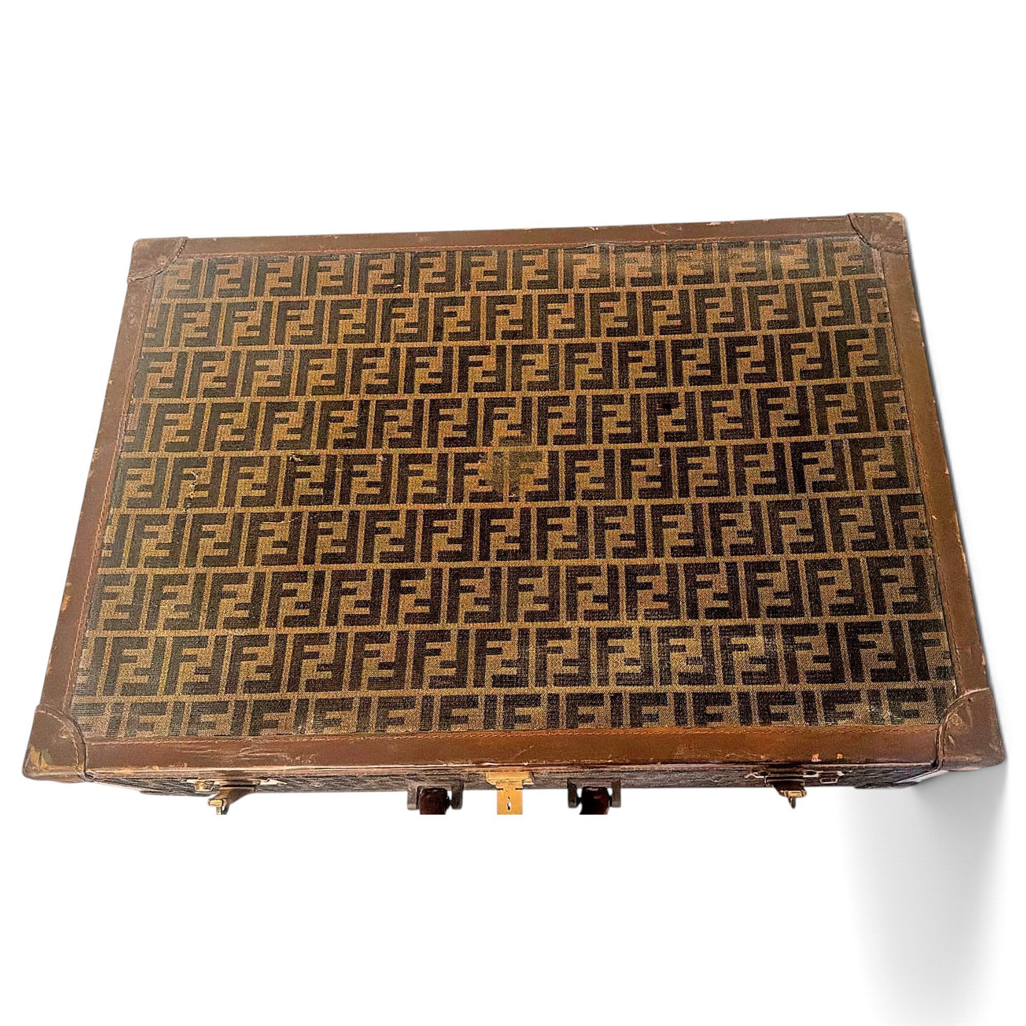 Leather travel bag
