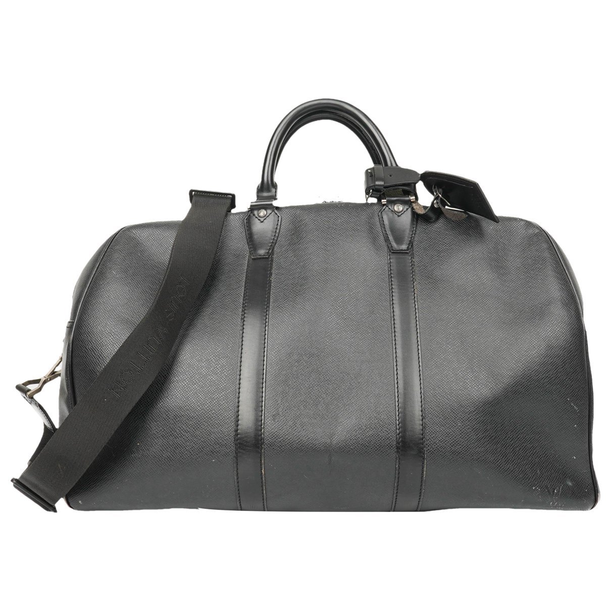 Keepall leather travel bag