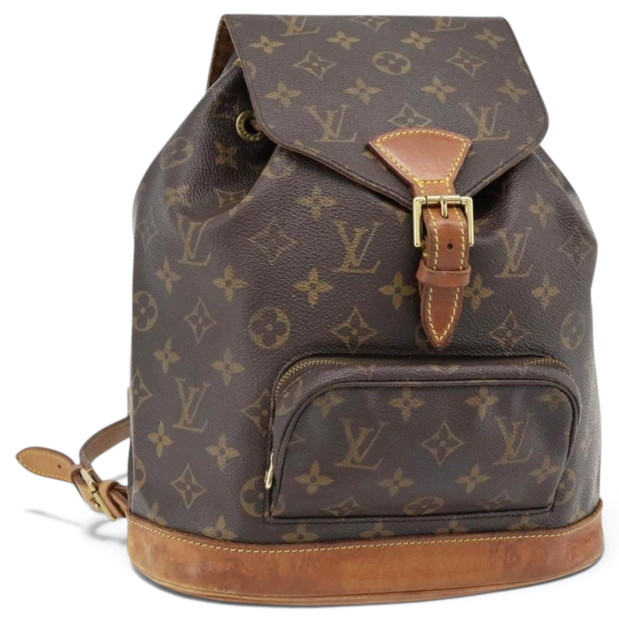 Montsouris leather backpack