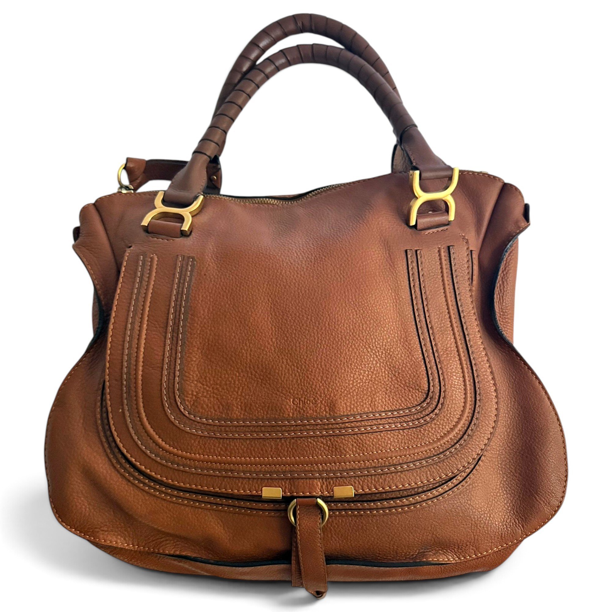 Marcie leather handbag