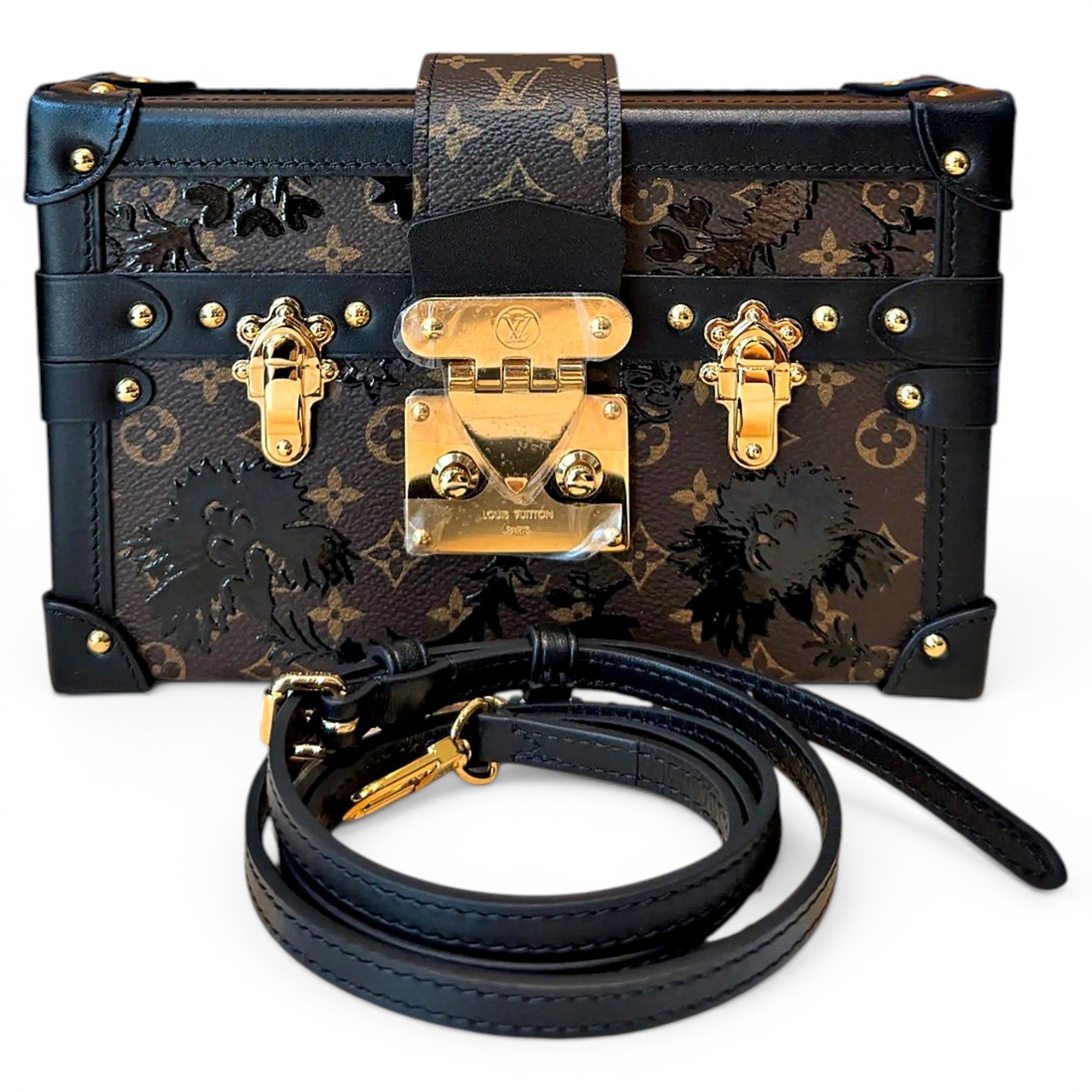 Petite Malle vinyl handbag
