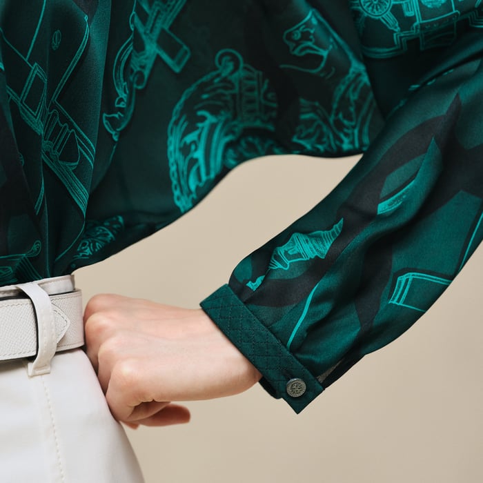 Vert Pin "Ferronnerie Remix" Blouse