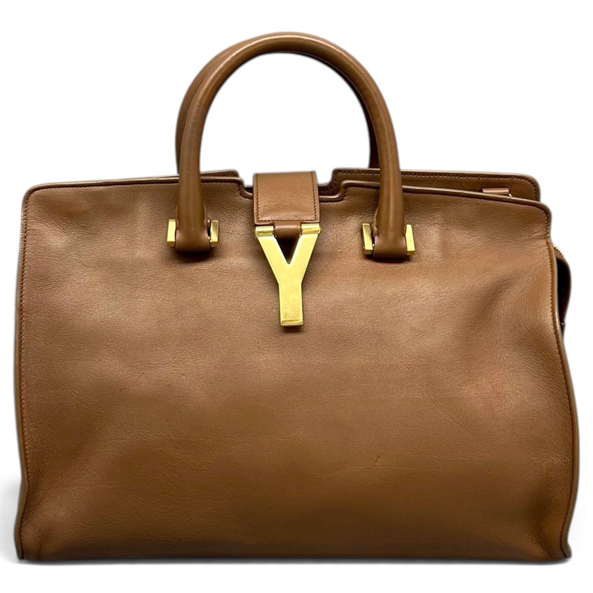 Y leather handbag