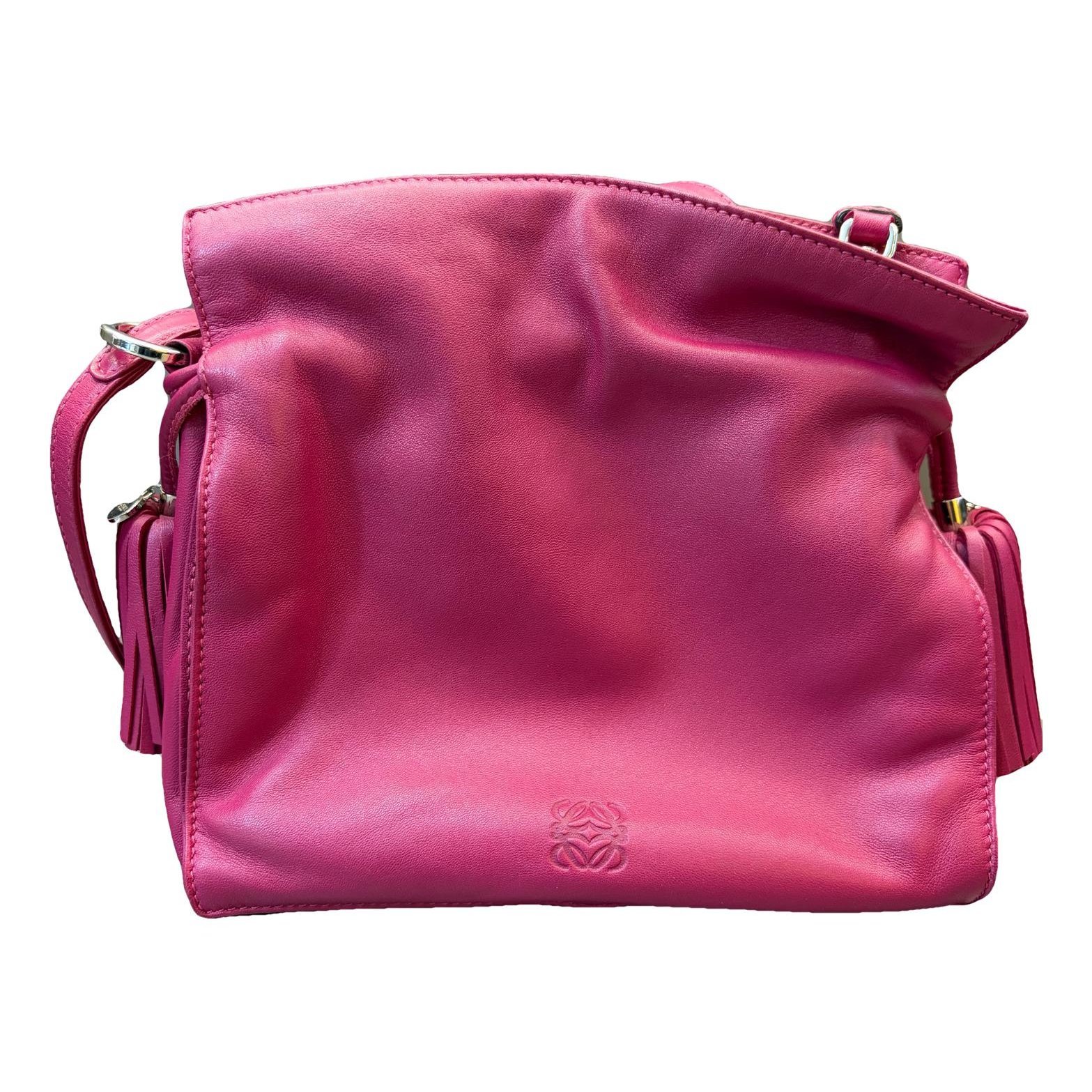 Flamenco leather handbag