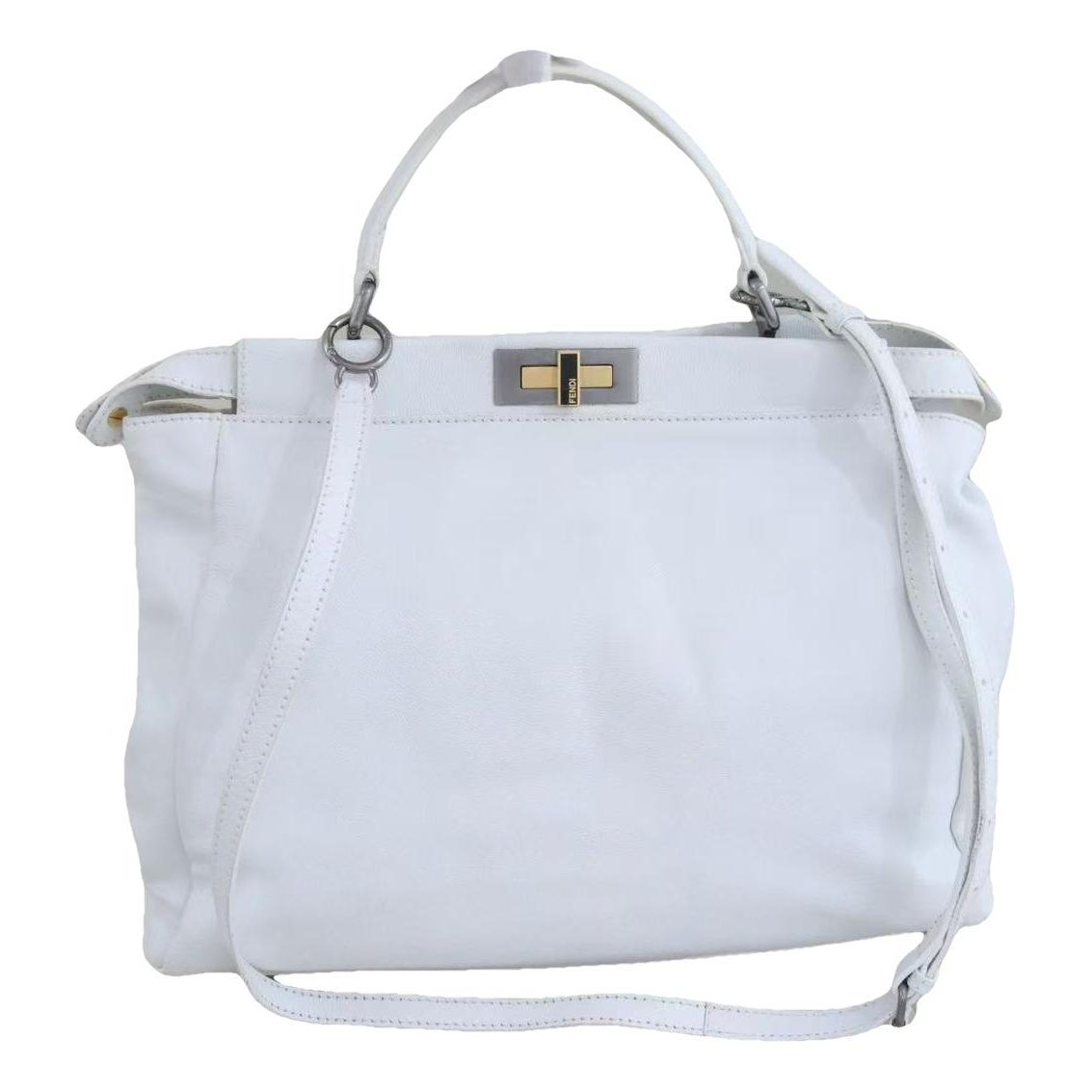 Peekaboo leather handbag