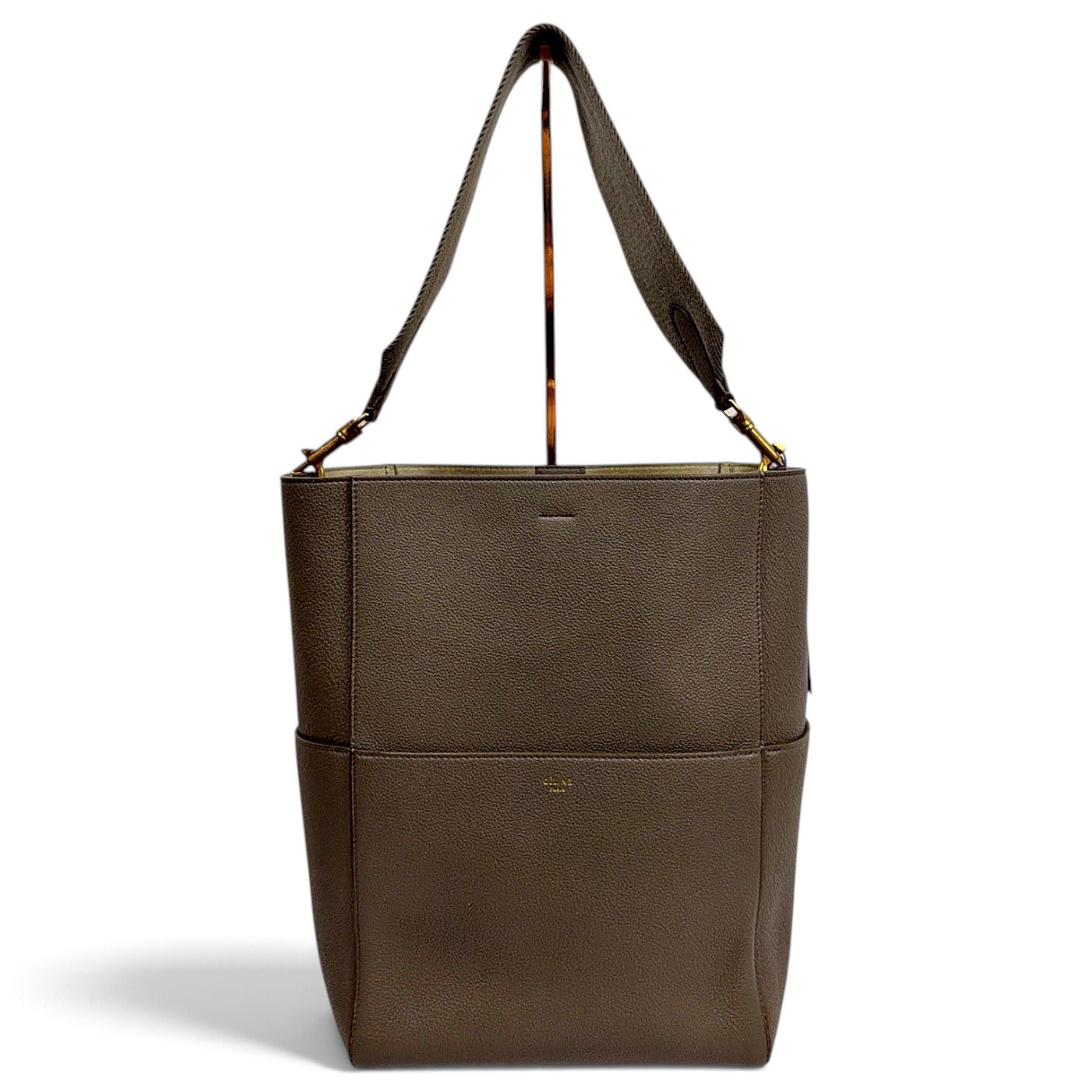 Seau Sangle leather tote