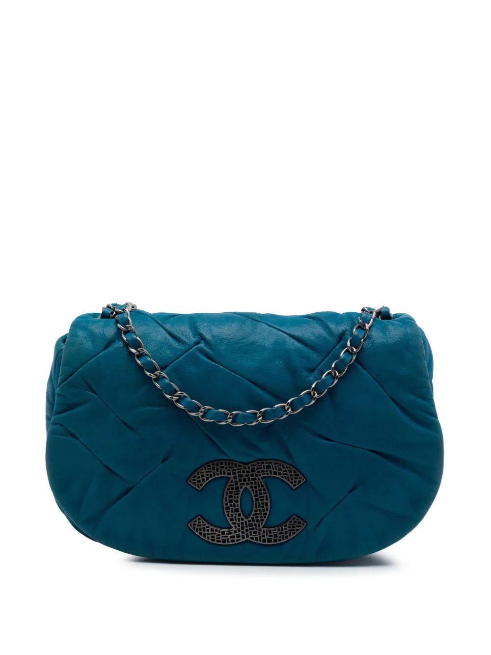 2010-2011 Iridescent Calfskin East Glint Flap crossbody bag