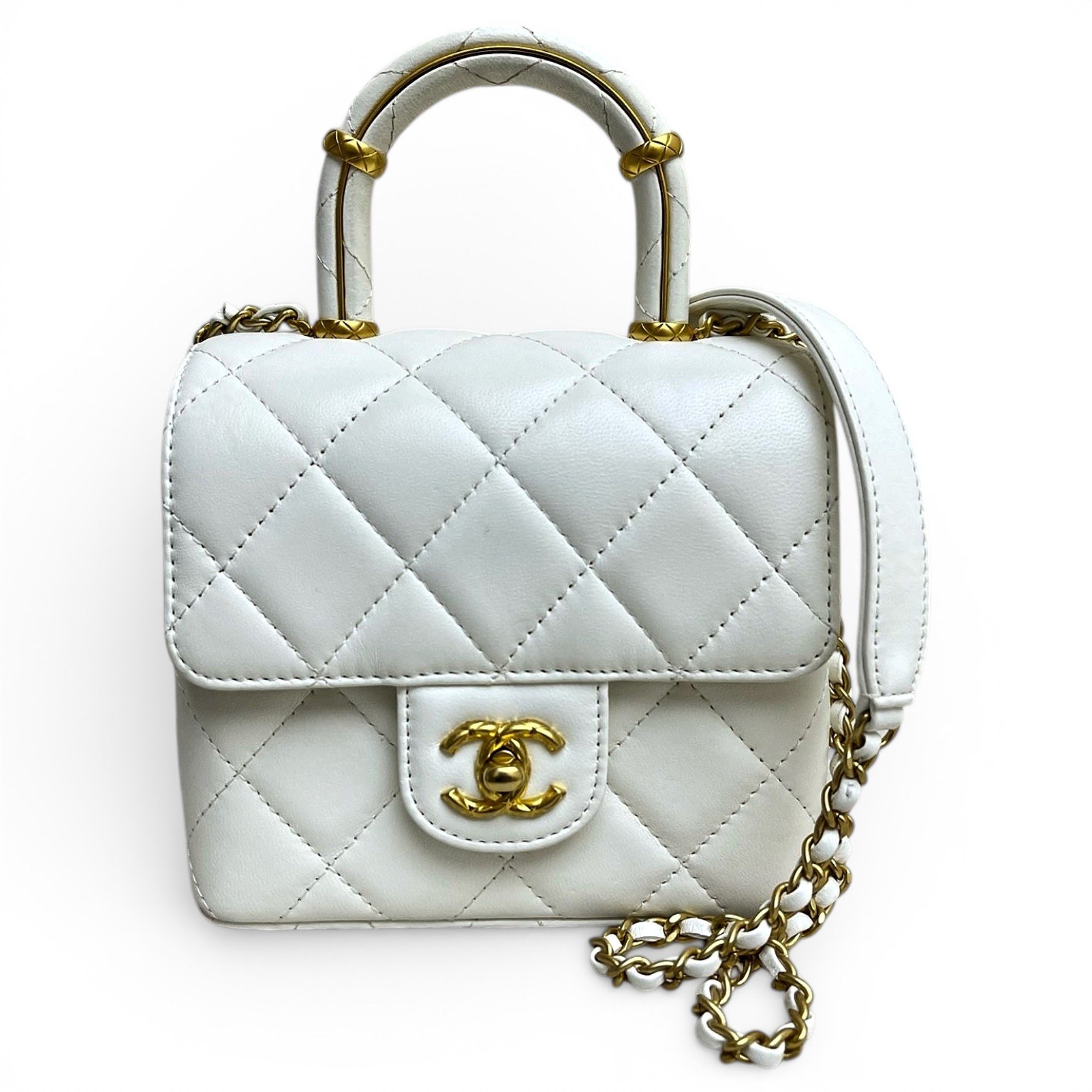 Timeless Classique Top Handle leather handbag