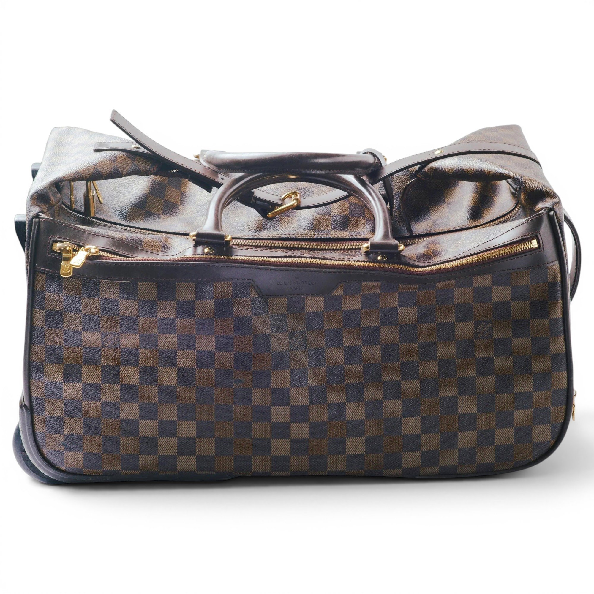 Eole leather travel bag