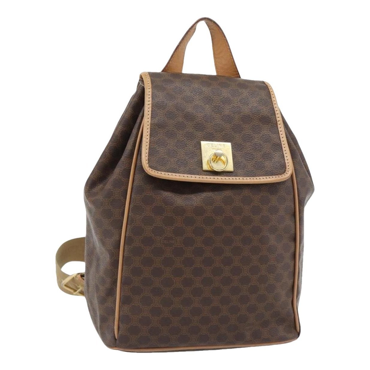 Leather backpack