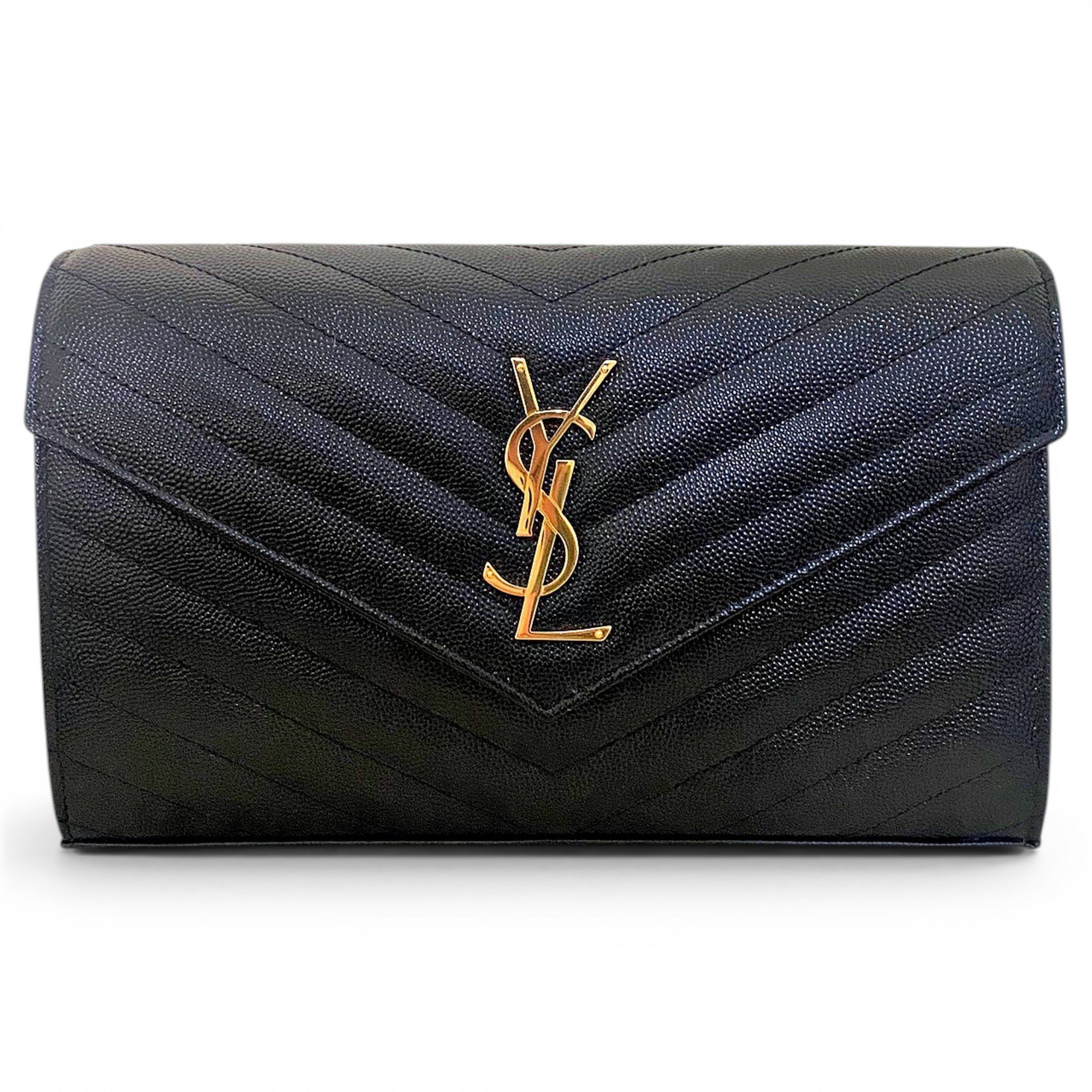 Portefeuille enveloppe leather handbag
