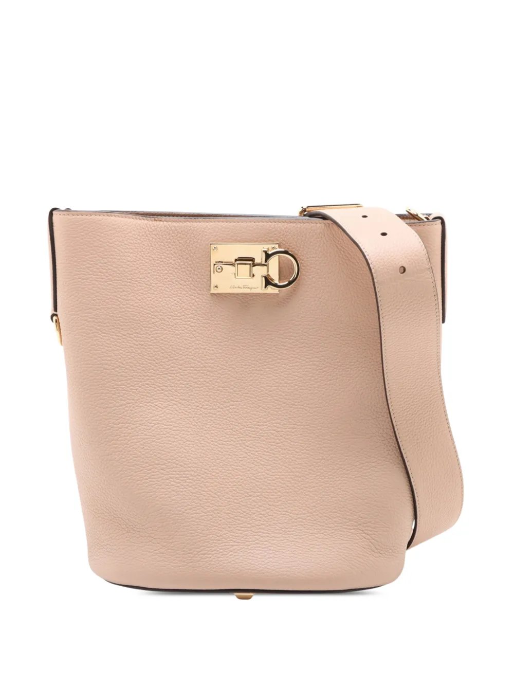 Ferragamo 2018-2026 Leather Gancini Bucket Bag shoulder bag