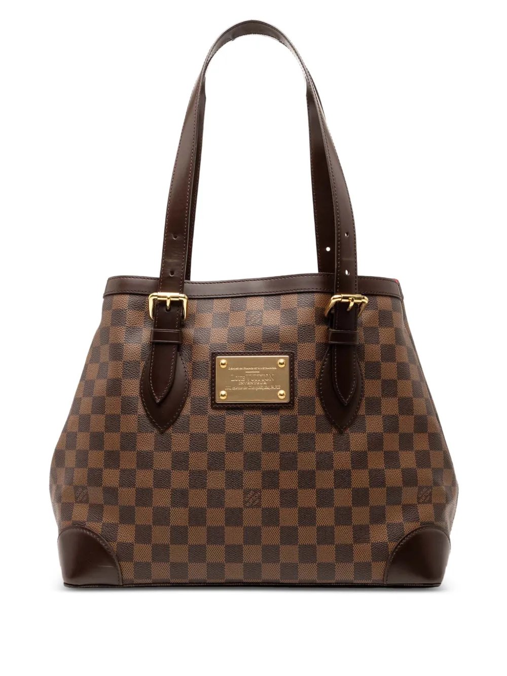 2007 Damier Ebene Hampstead MM tote bag
