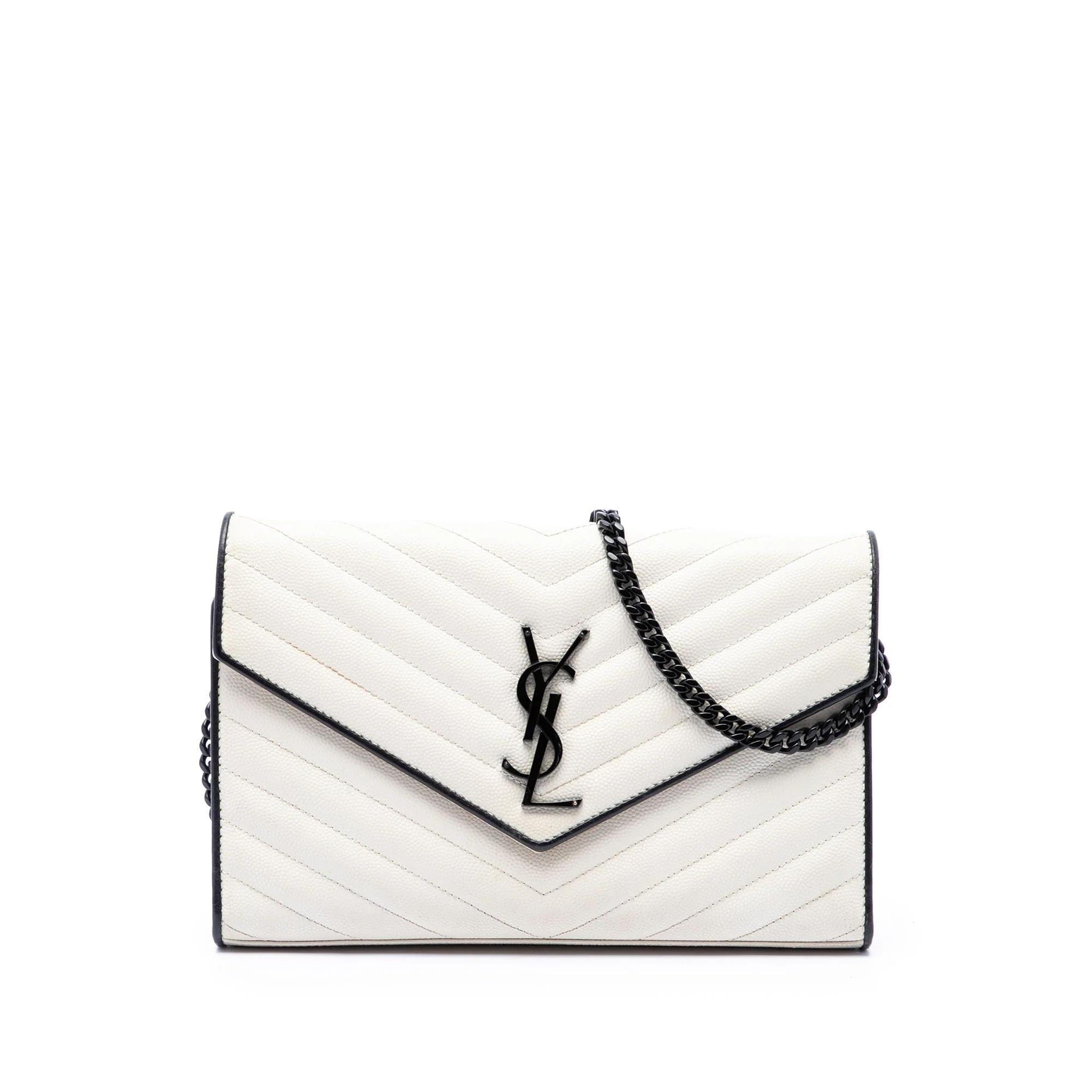 Saint Laurent Kate monogramme pony-style calfskin handbag