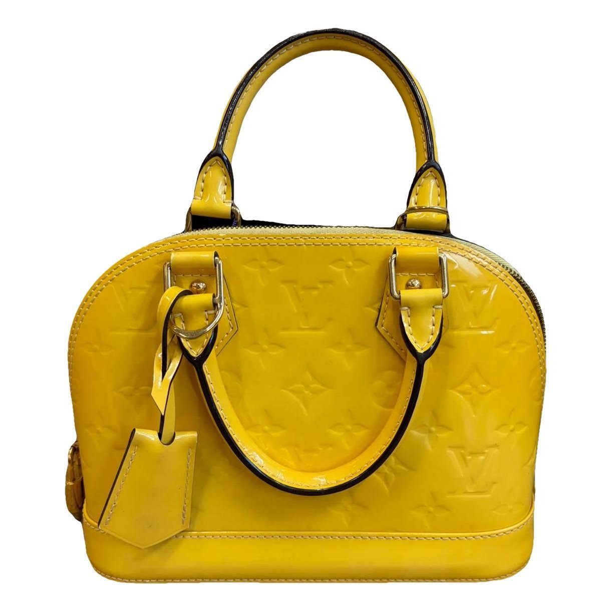 Alma BB patent leather handbag