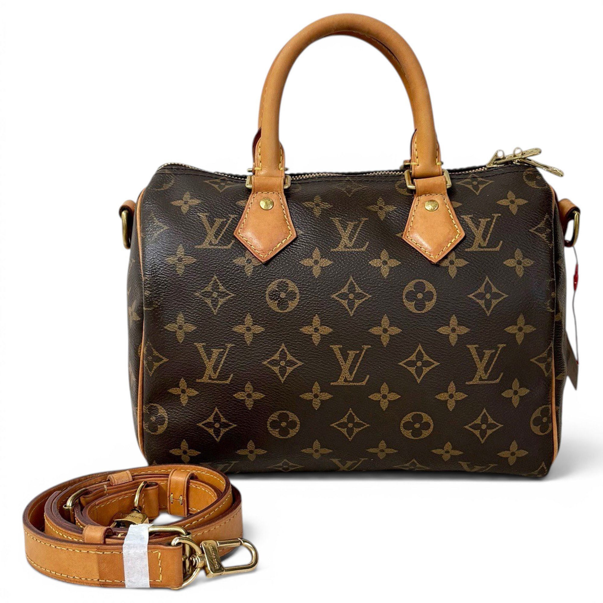 Speedy leather handbag