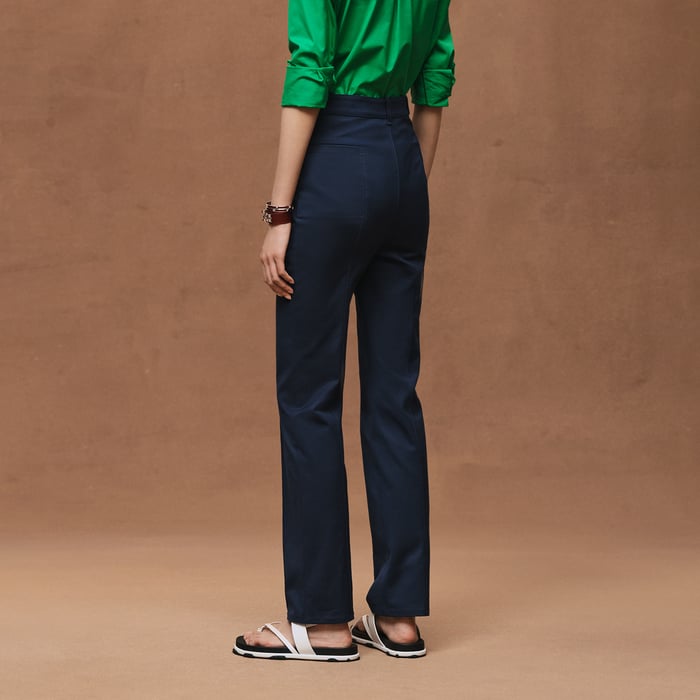 Bleu Outremer Straight Leg Pants