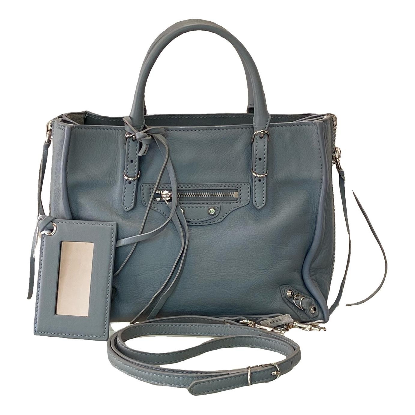 Papier leather crossbody bag